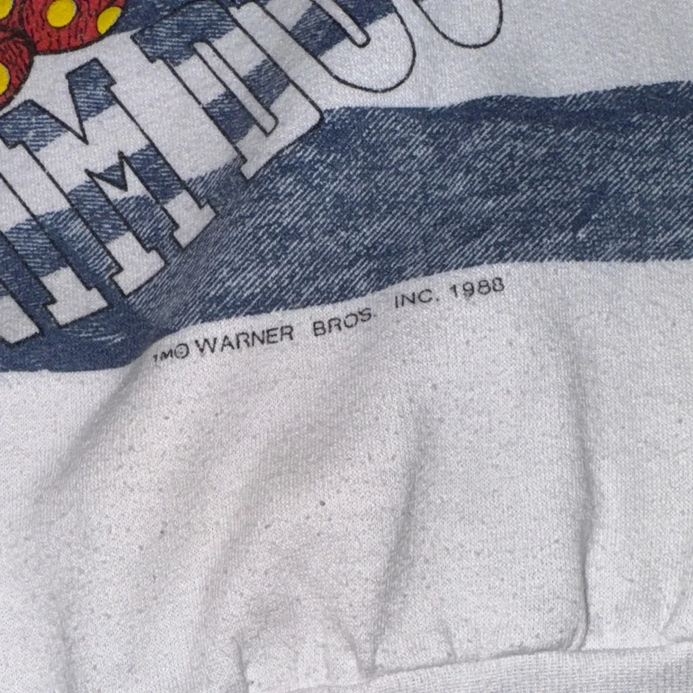 Vintage‎ 1988 Looney Tunes Sylvester and Tweety “Denim Duo”  Sweatshirt